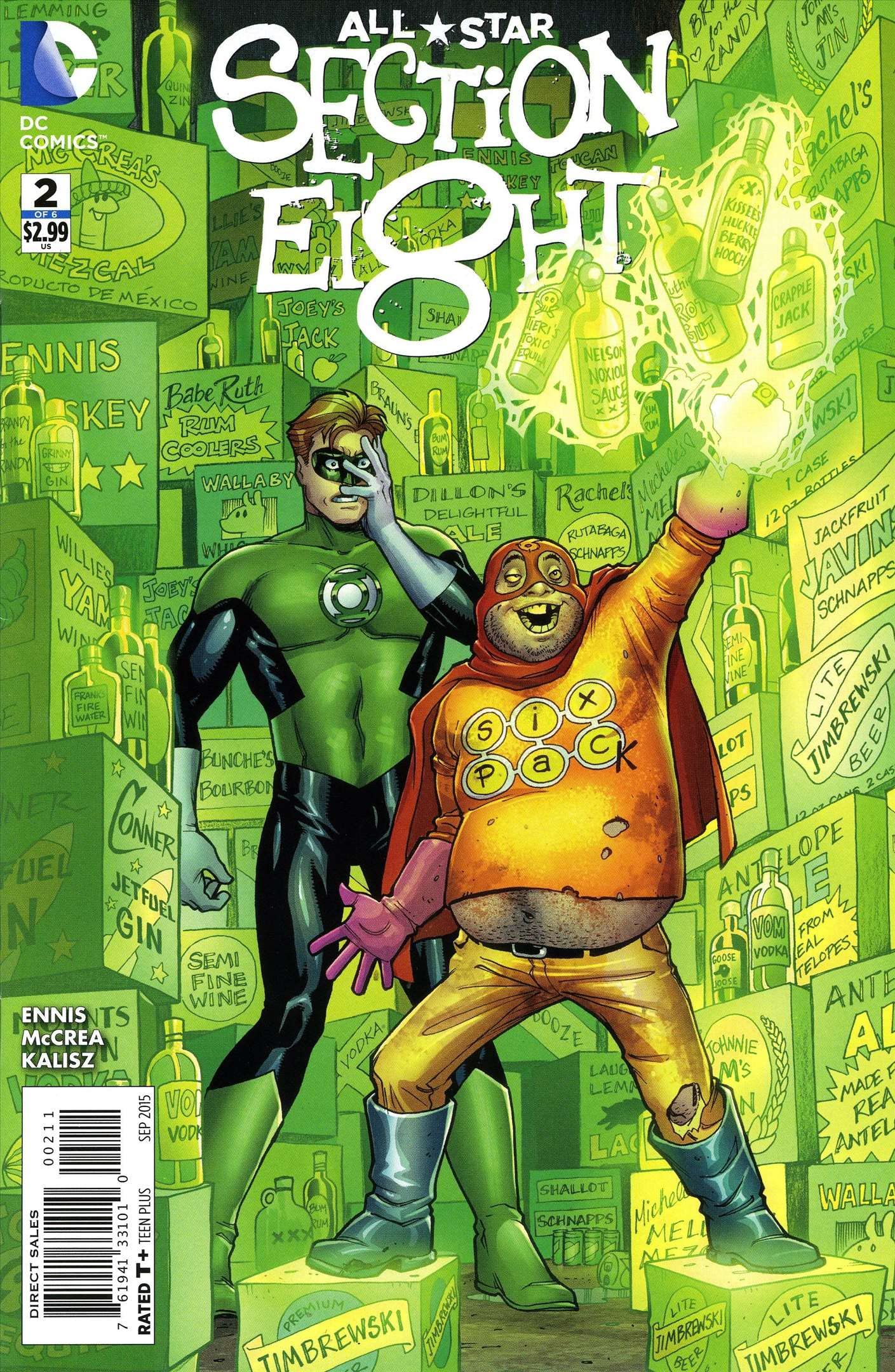 Amazon.com: All Star Section 8#2 VF ; DC comic book | Garth Ennis